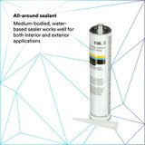 3M Auto Glass Urethane Windshield Adhesive, 08693, 10.5 fl oz Cartridge, 12/case 8693 Industrial 3M Products & Supplies | Black