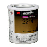 3M Scotch-Weld Epoxy Adhesive 2214 Regular, 1 Quart Can, 2/case 20345 Industrial 3M Products & Supplies | Gray