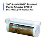 3M Scotch-Weld Structural Plastic Adhesive DP8010, Blue, 490 mL
Duo-Pak, 6 Each/Case