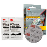 3M Quick and Easy Headlight Restoration Kit, 39193, 4/case 39193 Industrial 3M Products & Supplies