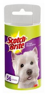 Scotch-Brite Pet Hair Roller Refill 839RFS-70, 6/case 96758 Industrial 3M Products & Supplies