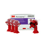 3M Accuspray Atomizing Head Refill Pack for 3M PPS Series 2.0,
26620, Red, 2.0 mm, 4 nozzle per pack, 6 packs per case