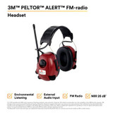 3M PELTOR ALERT FM-radio headset headband M2RX7A2-01 5542