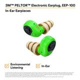 3M PELTOR Electronic Earplug, EEP-100 27743 Industrial 3M Products & Supplies | Green