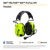3M PELTOR WS ProTac XPI Headset Headband MT15H7AWS6, 10 ea/Case 6949