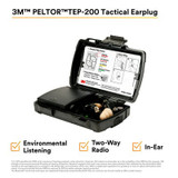 3M PELTOR Tactical Earplug, TEP-200 93824 Industrial 3M Products & Supplies | Black