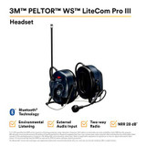 3M PELTOR WS LiteCom PRO III Headset - Neckband - MT73H7B4D10-NA 6711