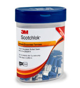 3M Scotchlok Female Disconnect Vinyl Insulated, 100/bottle, MVU14-250DFX, 500/case 58671 Industrial 3M Products & Supplies | Blue