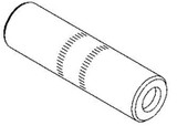 3M Aluminum Connector CI-1/0, up to 35 kV, 1/0 AWG, Connector O.D.0.64 in (16,2 mm), Compact, Stranded, 10/Case