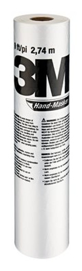3M Hand-Masker Contractor's Plastic CP9, 9 ft x 90 ft x 0.00035 in
(2.74 m x 27,4 m x .00889 mm), 1 Roll/Pack