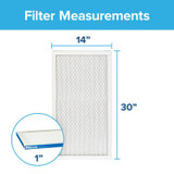 Filtrete Ultimate Allergen uction Filter UT24-2PK-1E, 14 in x 30 in x 1 in(35.5 cm x 76.2 cm x 2.5 cm) 99147 Industrial 3M Products & Supplies | Red