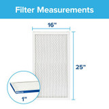 Filtrete Elite Allergen uction Filter EA01-2PK-1E, 16 in x 25 in x 1in (40.6 cm x 63.5 cm x 2.5 cm) 99133 Industrial 3M Products & Supplies | Red