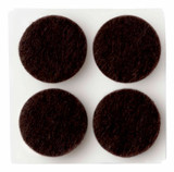 Scotch Round Felt Pads, SP825-NA, 3/4 in, Brown 16/pack 14901 Industrial 3M Products & Supplies