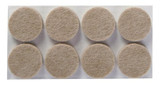 Scotch Round Felt Pads, SP802-NA, 1 in, Beige, 32/pack 41222 Industrial 3M Products & Supplies