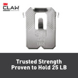 3M CLAW™ Drywall Picture Hanger 25 lb 3PH25-1ES-ALT, 1 hanger - 7100220652