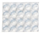 Scotch Bumpers SP956-NA, Round, Clear 0.5-in 60/pk 65813