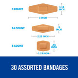 Nexcare Flexible Fabric Bandages 665-30PB, 30 ct 99522 Industrial 3M Products & Supplies | Tan