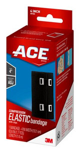ACE Elastic Bandage, 207334, 4 in x 63.6 in (1.7 yds) (10.1 cm x 1.6 m) 21570
