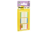 Post-it Durable Tabs 686L-GBRT, 1 in. x 1.5 in. Green, Blue, Red 6 pk/inner, 24 pk/cs 97435