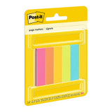 Post-it Page Markers 670-5AF, 0.5 in x 1.75 in (12,7 mm x 44,4 mm) 59026