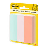 Post-it Page Markers 5487 7/8 in x 2-7/8 in Neon 100sht/pd, 3pd/pk