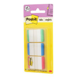 Post-it Durable Tabs 686L-GBR, 1 in. x 1.5 in. Green, Blue, Red 22 Tabs
Pad