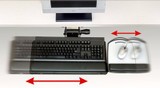3M Keyboard Platform Adjustable KP200LE, 10.6 in x 26.5 in x 2.0 in 80910
