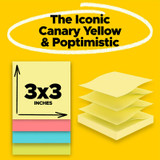 Post-it Pop-up Notes R330-14YWM, 3 in x 3 in, Canary Yellow, Cape TownCollection 99611