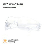 3M Virtua Protective Eyewear 11326-00000-20 Clear Temples Clear HardCoat Lens, 20 EA/Case 62099