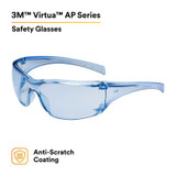 3M Virtua AP Protective Eyewear 11816-00000-20 Light Blue Hard CoatLens, 20 EA/Case 11816