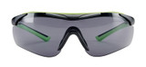 3M Brow Guard Eyewear, 47101H1-VDC, Black/Green, Gray Lens, 5/case 27960