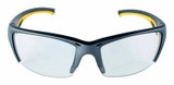 3M Safety Eyewear 90212-HZ4, Gray Frame Yellow Accent, Clr/AF & ScratchResistant Lens, 4/cs 8138