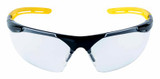 3M Safety Eyewear Clr Comfort, 90209-HV6-NA, Blk Frame Ylw Accent, AF &Scratch Resistant Lens, 6ea/case 8135