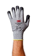 3M Comfort Grip Glove CGL-CR, Cut Resistant (ANSI 3), Size L, 72Pair/Case 98958