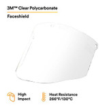 3M Total Performance Polycarbonate Clear Faceshield Window WCP96
82600-00000 10 ea/Case