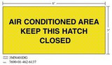 3M Diamond Grade Ventilation Sign 3MN401DG, "AIRHATCH CLOS", 7 in x 3
in, 10/Package