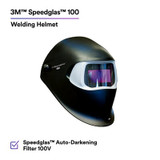 3M Speedglas 100 Welding Helmet 07-0012-31BL/37232(AAD), with ADF100V, 1 EA/Case 37232