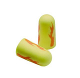 3M E-A-Rsoft Yellow Neon Blasts Earplugs 312-1252, Uncorded, PolyBag, Regular Size, 2000 Pair/Case 12065