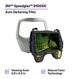 3M Speedglas 9100XXi Auto Darkening Filter with Silver Front Panel06-0000-30i-KIT, 1 Kit EA/Case 56474
