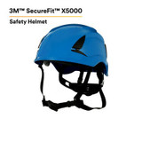 3M SecureFit Safety Helmet, X5003-ANSI,  Blue, 10 EA/Case 94301