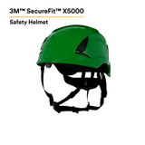 3M SecureFit Safety Helmet, X5004-ANSI,  Green, 10 EA/Case 94302