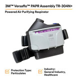 3M Versaflo PAPR Assembly TR-304N+, with Easy Clean Belt and High Capacity Battery, 1 ea/Case 94265