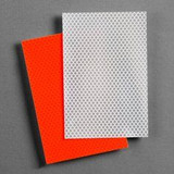 3M Diamond Grade DG Pre-Striped Barricade Sheeting Series 444L
Orange/White, 4 in left, 7.75inx100 yd