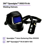 3M Speedglas FA III SAR V-100 and Speedglas Welding Helmet 9100 FX-Air, 26-5702-30iSW, ADF 9100XXi 1 EA/CS 27781
