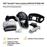 3M Versaflo Heavy Industry PAPR Kit TR-600-HIK, 1 EA/Case 37374