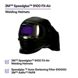 3M Adflo Powered Air Purifying Respirator HE System w 3M SpeedglasWelding Helmet 9100 FX-Air, 36-1101-30iSW, 1 EA/CASE 94382