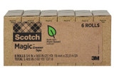 Scotch Magic Greener Tape 812-6P, 6 pack, 3/4 in x 900 in (19 mm x22,8 m) 93148
