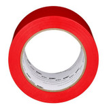 3M General Purpose Vinyl Tape 764, Red, 3 in x 36 yd, 5 mil, 12 Roll/Case, Individually Wrapped Conveniently Packaged 43426