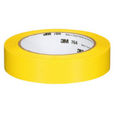 3M General Purpose Vinyl Tape 764, Yellow, 1 in x 36 yd, 5 mil, 36 Roll/Case, Individually Wrapped Conveniently Packaged 43177