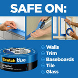 ScotchBlue Original Painter's Tape 2090-36NC, 1.41 in x 60 yd (36mm x
54,8m) ScotchBlue Original Painter's Tape 2090-36NC, 1.41 in x 60 yd (36mm x
54,8m)